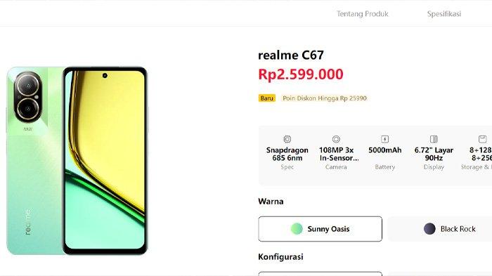 Realme C67 Januari 2024