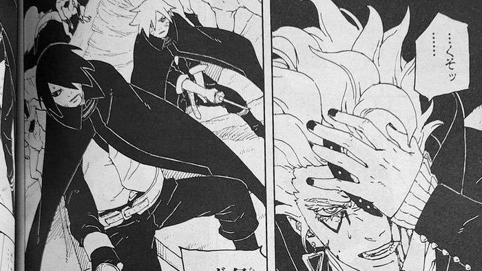 Sasuke Boruto dan Code di Manga Boruto Two Blue Vortex Chapter 5 Bahasa Indonesia
