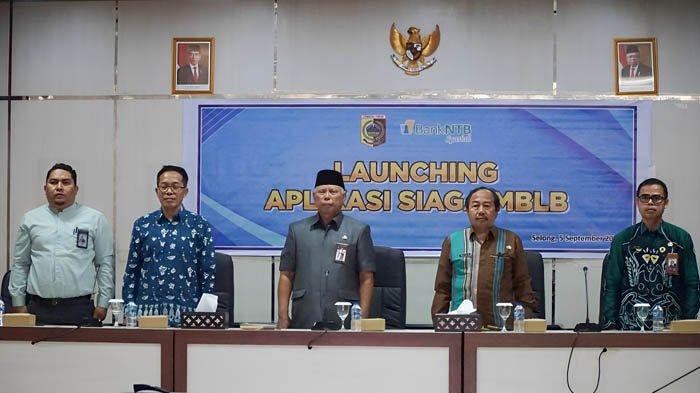 Bupati Lombok Timur, HM. Sukiman Azmy saat launching aplikasi Siaga MBLB pada Selasa (5/9/2023).