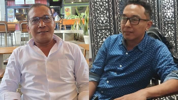 Advokat Eks Tim Hukum 99 Iqbal-Dinda, M Ihwan (kiri) dan D.A Malik.