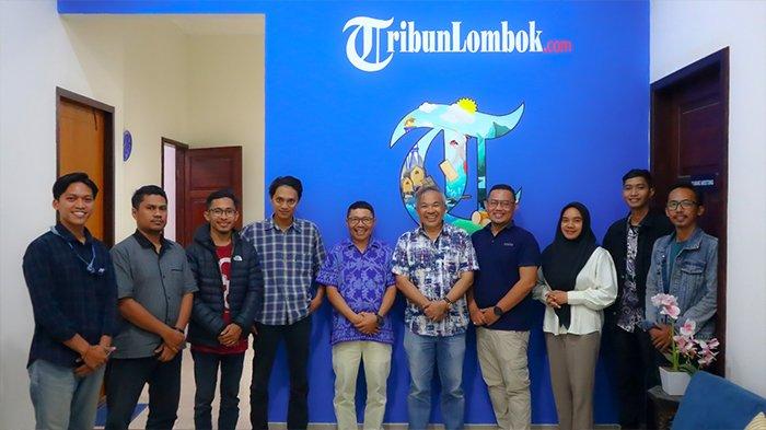 Pakar komunikasi Dr. Aqua Dwipayana bersilaturahmi ke kantor TribunLombok.com, Selasa (5/9/2023) di Jalan Dr Soedjono Lingkar Selatan, Pagutan, Kota Mataram.