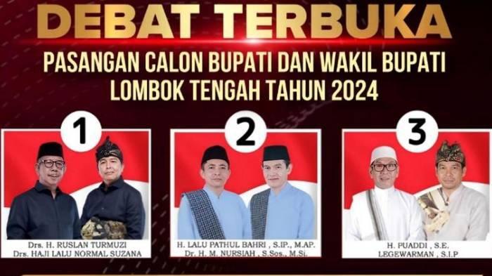 Debat Pilkada Lombok Tengah 2024.
