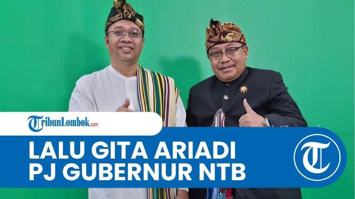 Gubernur NTB Zulkieflimansyah (kiri) dan Sekda NTB Lalu Gita Ariadi (kanan) yang akan menjadi Penjabat Gubernur NTB.