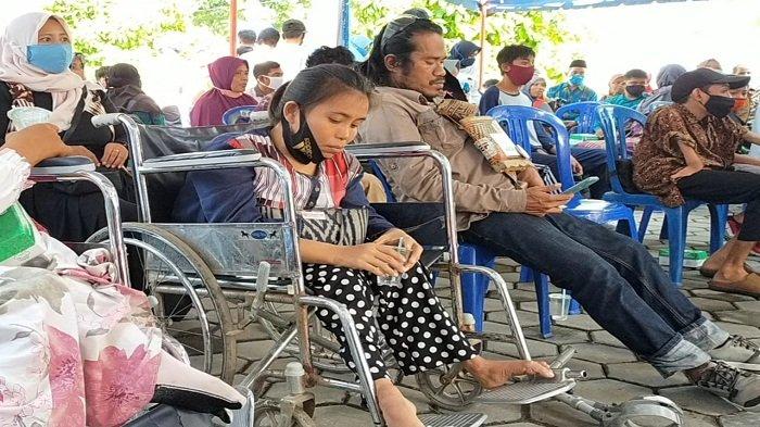 Para penyandang difabel memperingati Hari Disabilitas Iinternasional di kantor Dinas Sosial Provinsi NTB, Kamis (3/12/2020).