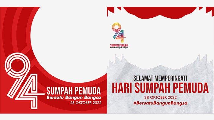 Twibbon Hari Sumpah Pemuda ke-94 Tahun 2022.