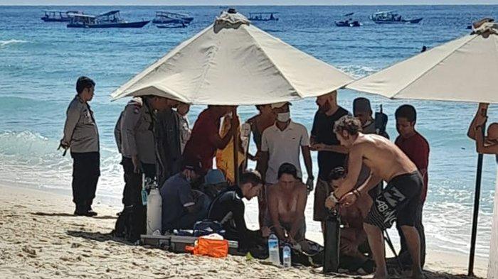 WNA Perancis Tenggelam di Gili Trawangan, Ditemukan Mengapung di Pantai