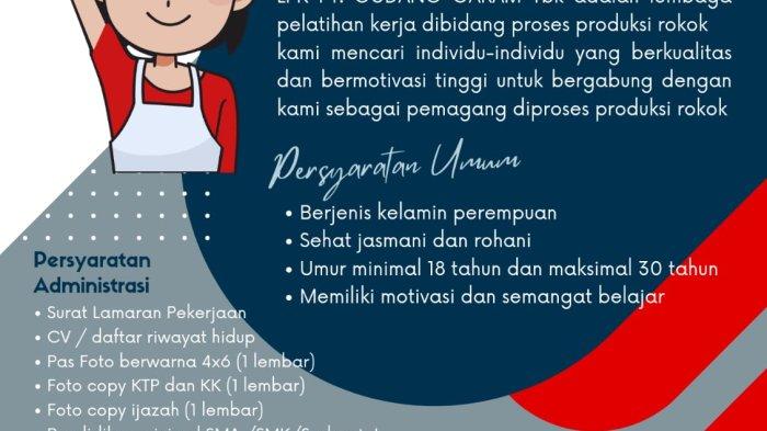 Gudang Garam Buka 2 Ribu Lowongan Karyawan, Syaratnya Gampang Banget