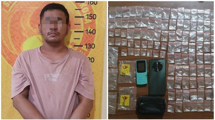DIRINGKUS POLISI - Rasidi (34) asal Warga Desa Cabbiya Kecamatan Talango, Kabupaten Sumenep ini ditangkap polisi karena terlibat peredaran kasus narkoba pada Kamis (26/6/2025).