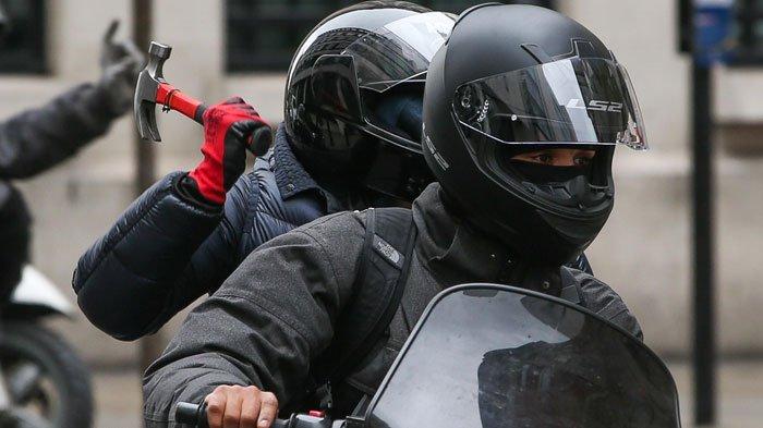 Ilustrasi begal motor.