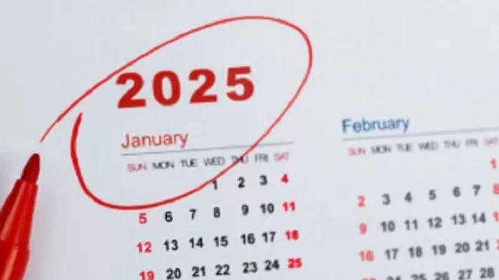 Ilustrasi Kalender 2025