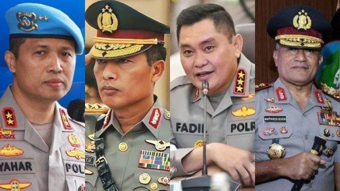 Sosok empat Komisarir Jenderal Polisi (Komjen Pol) alumni Akpol 1991 letting Kapolri Jenderal Listyo Sigit Prabowo.