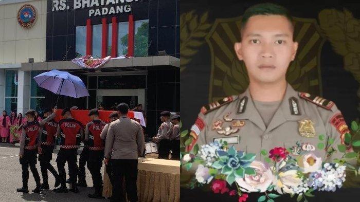 Pelepasan jenazah Kasat Reskrim Polres Solok Selatan AKP Ulil Ryanto Anshari yang tewas ditembak rekannya sendiri, yakni Kabag Ops Polres Solok Selatan, Dadang Iskandar. Gladiresik digelar di RS Bhayangkara Padang, Jumat (22/11/2024).