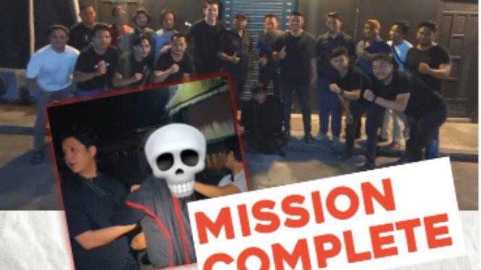 BEGAL DITANGKAP - Meme, foto penangkapan begal sekaligus terduga penembak polisi, Aldi Monyet oleh tim gabungan Resmob Polda Sulsel, tim Jatanras Polrestabes Makassar, dan tim Resmob Polres Pelabuhan, Ahad atau Minggu (4/5/2025). Aldi kabur saat hendak ditangkap di Jl Abu Bakar Lambogo, Makassar, Sulsel, Sabtu (3/5/2025).