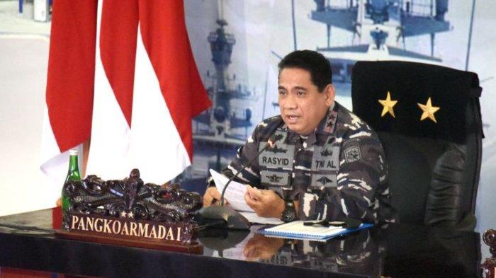 Laksamana Muda (Laksda) Abdul Rasyid saat masih menjabat Panglima Komando Armada I.