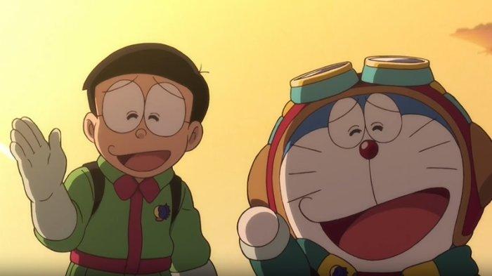 Adegan Film Doraemon The Movie: Nobita's Sky Utopia, film bioskop terbaru.