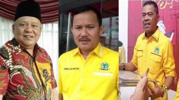 Kolase foto Ahmad Jaya Baramuli, Abdillah Natsir, dan Usman Marham.