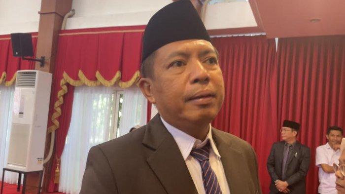 Akbar Ali kala hadir dalam pelantikan Abdul Hayat Gani sebagai Pj Wali Kota Parepare di Rujab Gubernur Sulsel. Jl Jend Sudirman, Makassar, Rabu (18/9/2024).