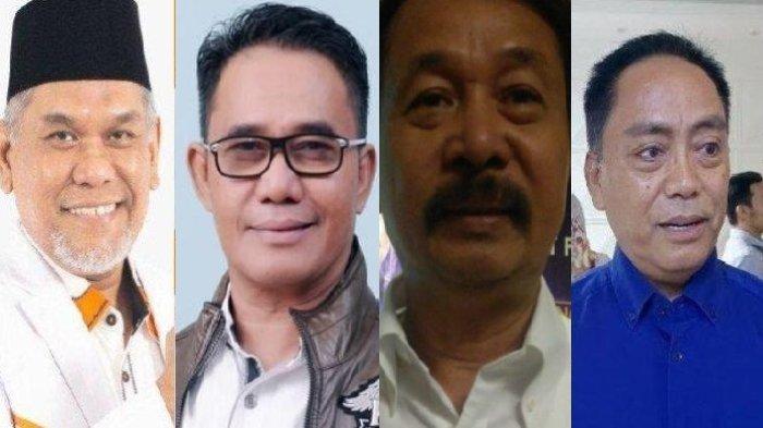 Kolase foto Ketua DPW PKS Sulsel Amri Arsyid (kiri), Irwan Adnan, Andi Mukti, dan Rahman Bando.