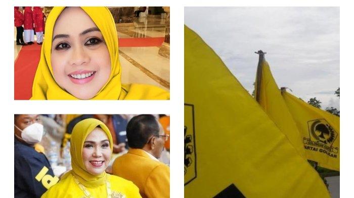 Kolase Ketua DPD II Partai Golkar Parepare Erna Rasyid Taufan Pawe dan Ketua DPRD Sulsel Andi Ina Kartika Sari