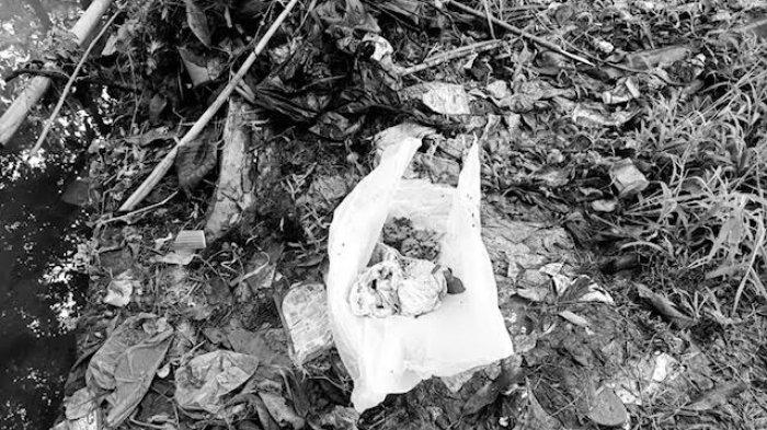 Warga Dusun Baramamase, Desa Latengae, Kecamatan Bantimurung, Maros digegerkan dengan penemuan janin bayi, Kamis (4/7/2024).