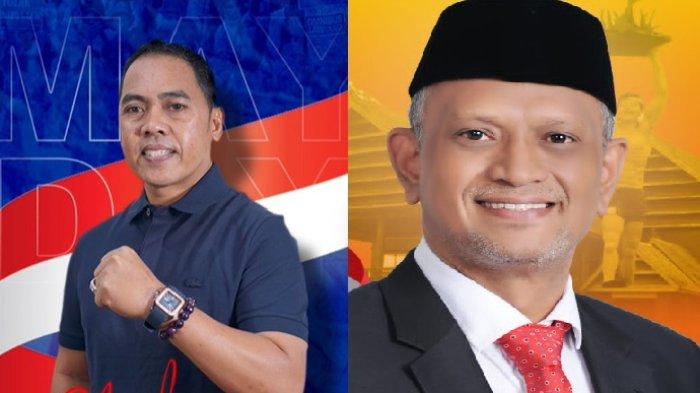 Calon Kepala Daerah Andi Rosman (kiri) dan dr Baso Rahmanuddin.