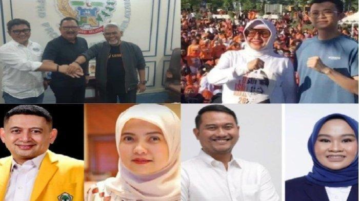 Empat pasangan bakal calon walikota/wali kota Makassar: Amri Arsyid-Adi Rasyid Ali, Munafri Arifuddin-Aliyah Mustika Ilham, Indira Yusuf Ismail-Ilham Ari Fauzi, Andi Seto Gandhi Asapa-Rezki Mulfiati.