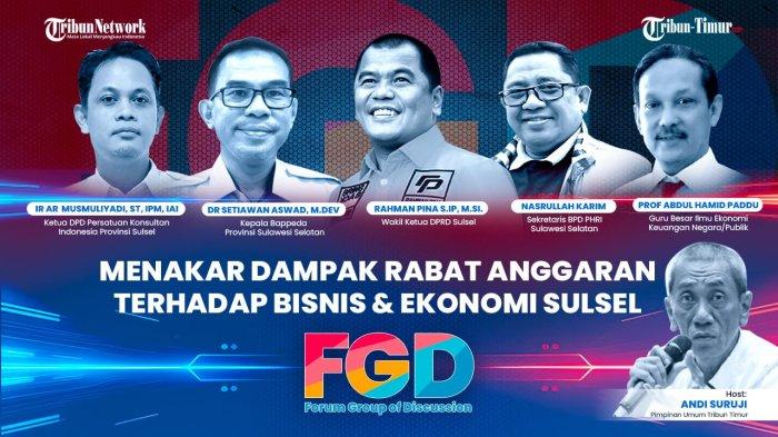 Ekonom, Kontraktor, Legislator Ngumpul di Tribun Timur Diskusi Dampak Pemangkasan Anggaran di Sulsel - Tribun-timur.com