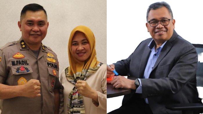 Kolase Komjen Mohammad Fadil Imran, Siti Husniah Talenrang, dan Mohammad Firdaus Daeng Manye. Husniah dan Firdaus kini jadi bakal calon bupati di Gowa dan Takalar.