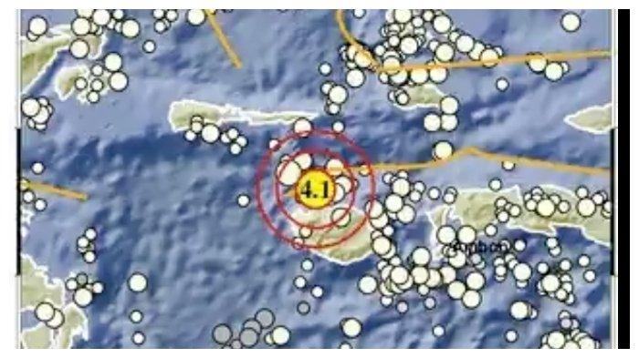Gempa Bumi 4.1 Baru Saja Guncang Maluku, Kedalaman 10 Km, 99 Kilometer ...