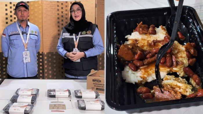 HAJI 2025 - Jamaah haji Indonesia akan membawa 1 dus berisi 6 boks makanan siap saji dibawa ke Armuzna. Makanan siap saji ini sudah melalui uji klinis dan memenuhi kebutuhan gizi dan nutrisi jamaah selama di Armuzna.