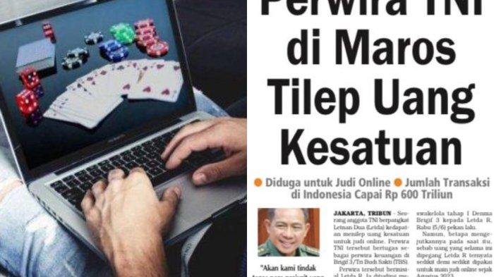 HL TRIBUN TIMUR EDISI CETAK HARI INI SABTU (15/6/2024) Soal Perwira TNI di Maros Sulsel tilep uang kesatuan didug untuk judi online.