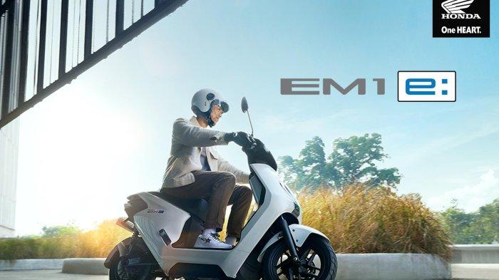 MOTOR LISTRIK - Tampilan motor listrik Honda EM1 e:. Astra Motor Sulawesi Selatan memberikan promo spesial kepemilikan Honda EM1 e: selama Juni.