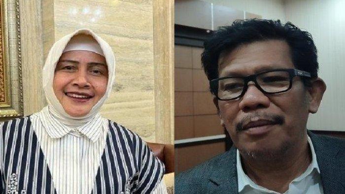 Indira Yusuf Ismail dan Ketua PKB Sulsel Azhar Arsyad.