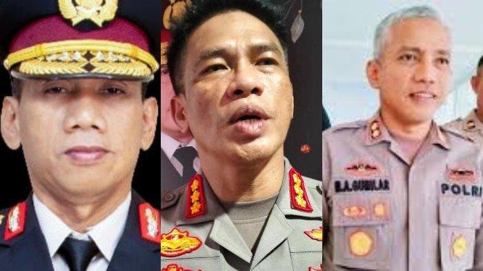 Irjen Pol Akhmad Wiyagus, Brigjen Akhmad Yusep Gunawan, dan AKBP M Agung Gumilar