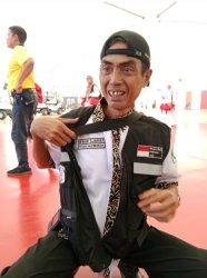 Iwan Bonex mengungkap namanya yang sebenarnya di sela perbincangan santai dengan pelaksan MCH 2024 di King Abdul Aziz International Airport (KAAIA) Jeddah, Arab Saudi, Jumat (31/5/2024).