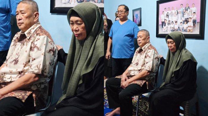 JUSUF MANGGABARANI WAFAT - Mantan Wakapolri Komjen (Purn) Jusuf Manggabarani  (tengah) saat melayat tiga hari lalu di rumah sepupunya, HM Gazali Hindi, di Jalan Gunung Lompobattang No. 159, Makassar, Sabtu (17/5/2025). Komjen Jusuf  tutup usia di RSUP Dr. Wahidin Sudirohusodo, Jalan Urip Sumoharjo, Kota Makassar, Selasa (20/5/2025)
