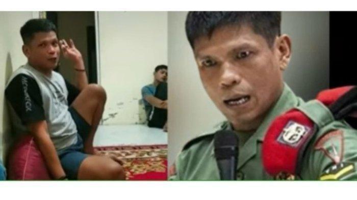 Kolase: Potret terbaru Serda Ucok (Istimewa) dan Serda Ucok saat masih menjadi Kopassus (Istimewa).