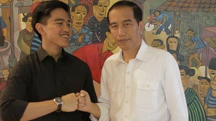 Ketua Umum Partai Solidaritas Indonesia (PSI) Kaesang Pangarep dan Presiden Jokowi.