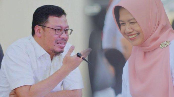 Kalose foto Muzayyin Arief dan Andi Kartini Ottong. Mereka memperebutkan rekomendasi PKS untuk maju di Pilkada Sinjai 2024