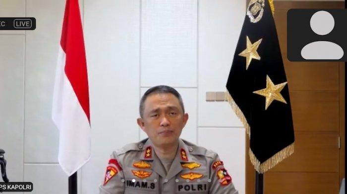 Kapolda Jatim Irjen Pol Imam Sugianto menjelaskan soal penyebab ledakan kepada awak media di Banyuwangi, Senin (4/3/2024) siang.