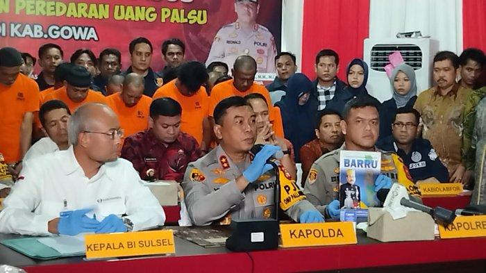 Pengungkapan sindikat pencetak uang palsu di UIN Alauddin Makassar