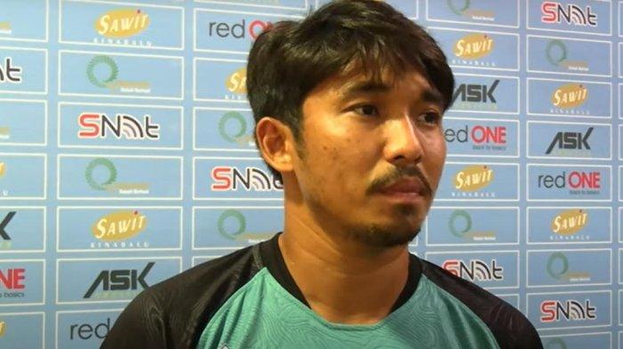 Kapten PSM Makassar M Arfan saat diwawancarai media Malaysia, Rabu (13/12/2023).