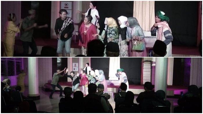 Penampilan seniman memerankan Karaeng di IGD di Gedung Perpustakaan Makassar, Makassar, 21 September 2024.