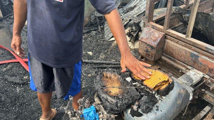 Kebakaran hebat melanda Ponpes DDI Patobong, Pinrang, menyebabkan satu santri, Muh Zahwa, tewas saat berusaha menyelamatkan Al-Qur'an miliknya, Rabu (8/1/2025).