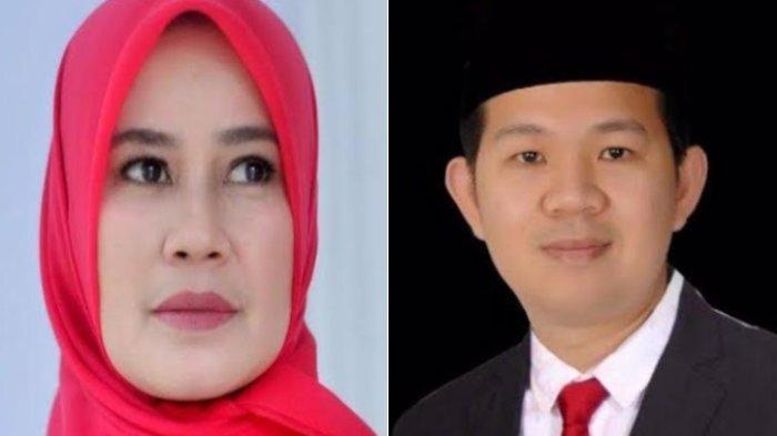 Ketua DPC PDIP Andi Suhada Sappaile (kiri) dan Ketua DPD Gerindra Makassar Eric Horas (kanan)