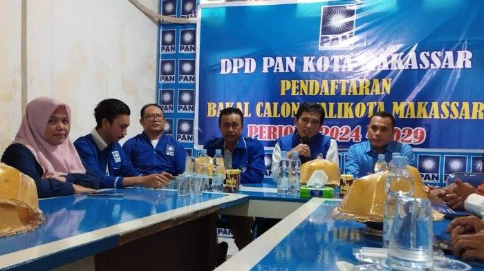 Ketua PAN Makassar Hamzah Hamid bersama Ahmad Susanto, Jumat (24/5/2024) lalu.
