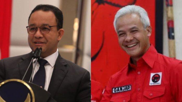 Kolase Anies Baswedan dan Ganjar Pranowo.