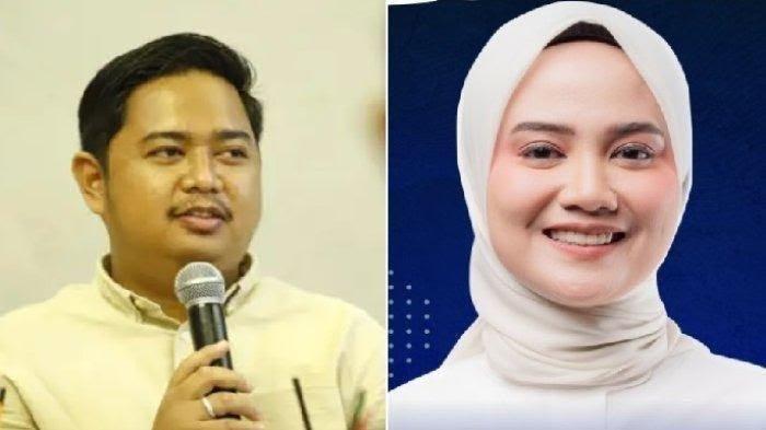 Kolase Ketua DPD II Golkar Barru Mudassir Hasri Gani dan Ulfa Nurul Huda.