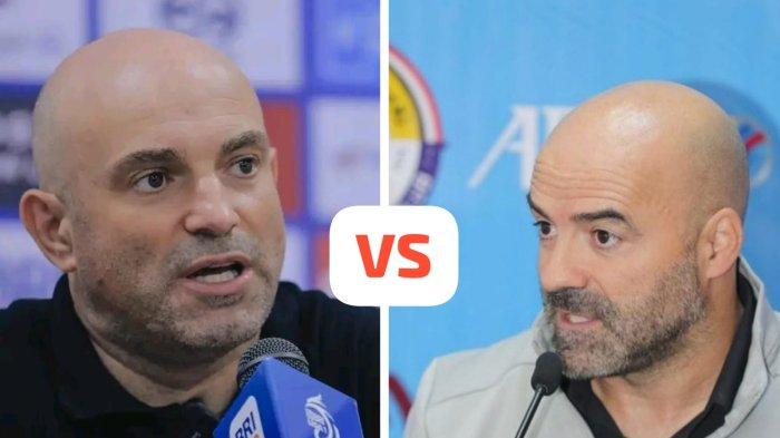 Kolase Pelatih PSM Makassar, Bernardo Tavares dan pelatih anyar Madura United, Paulo Menezes. Adu taktik asal Portugal akan warnai duel PSM Makassar vs Madura United pada pekan kedelapan Liga 1 di Stadion Batakan, Balikpapan, Kalimantan Timur, Jumat (18/10/2024).