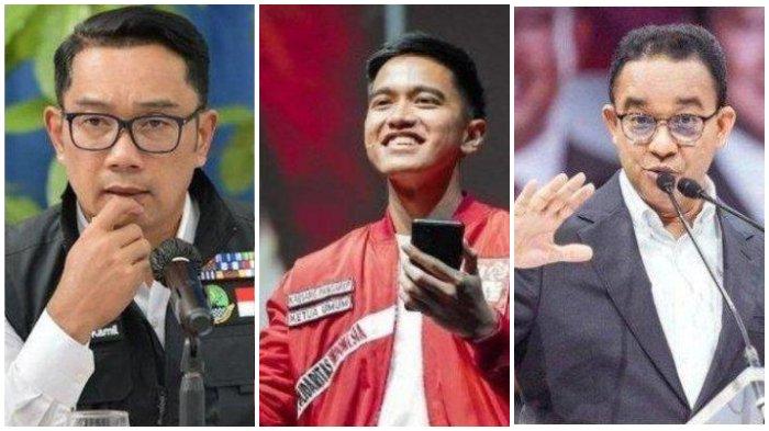 Kolase Ridwan Kamil- Kaesang Pangarep dan Anies Baswedan.
